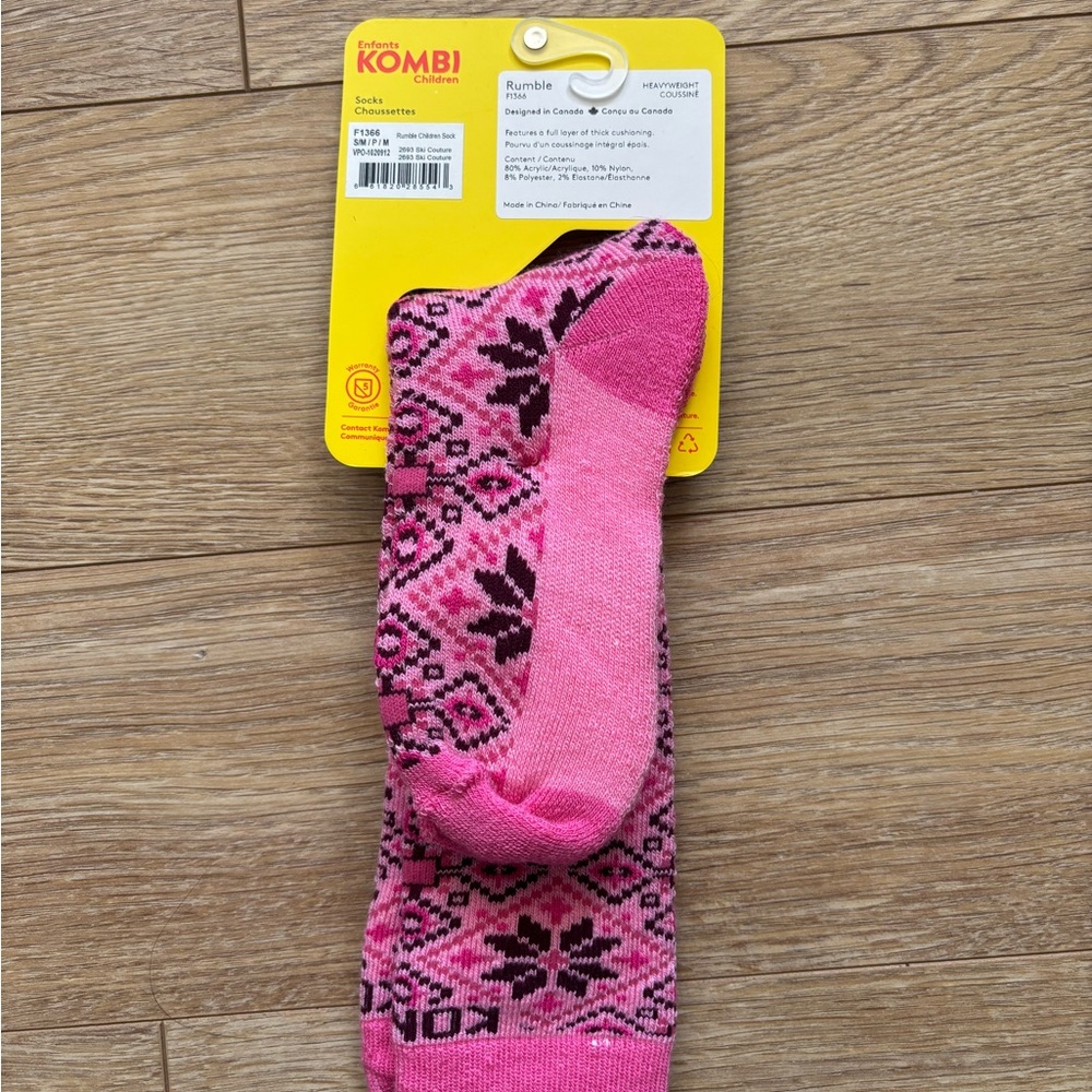 Kombi Pink winter sport Socks